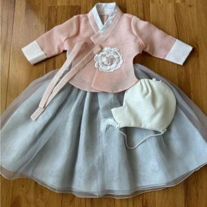 12month hanbok for baby girl